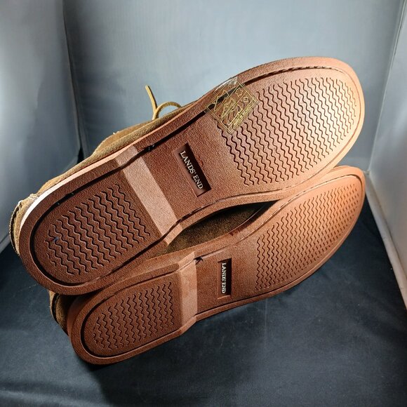 Lands' End Brown Suede Chukka Boots Men's size 10M - Picture 8 of 12